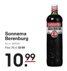 Sligro Sonnema Berenburg aanbieding