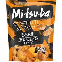 Albert Heijn Mitsuba Streetfood snackmix beef noodles aanbieding
