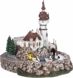 Intratuin LuVille Efteling kersthuisje zes zwanen 24 x 31 x 27,5 cm aanbieding