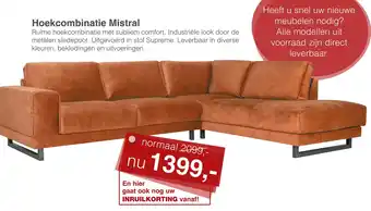 Woonsquare Hoekcombinatie Mistral aanbieding