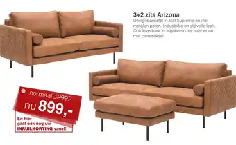 Woonsquare 3+2 zits Arizona aanbieding