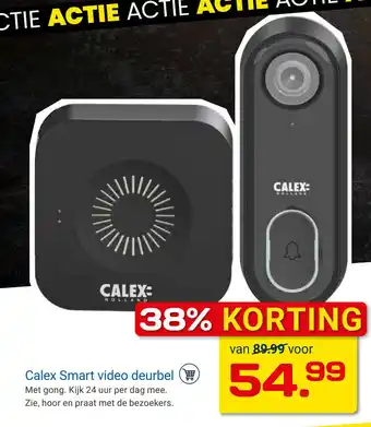 Kluswijs Calex Smart video deurbel aanbieding