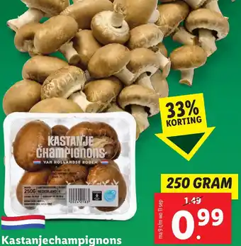 Lidl Kastanjechampignons aanbieding