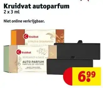 Kruidvat Kruidvat autoparfum aanbieding