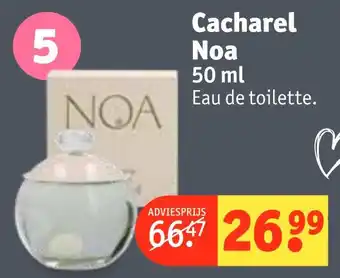 Kruidvat Cacharel Noa 50ml aanbieding