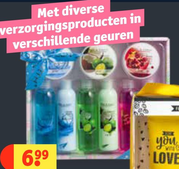 Douche spullen aanbieding bij Kruidvat