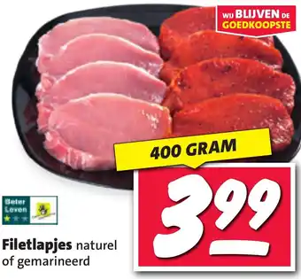 Nettorama Filetlapjes aanbieding