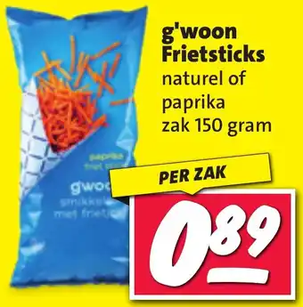 Nettorama G'woon Frietsticks aanbieding