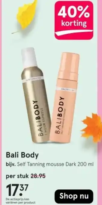 Etos Bali Body aanbieding