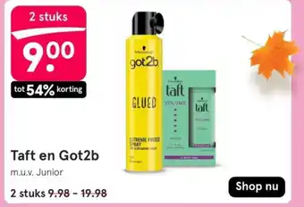 Etos Taft en Got2b aanbieding