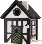 Bol.com Wildlife Garden Vogelhuisje & Voederhuis - Zwart/Wit aanbieding