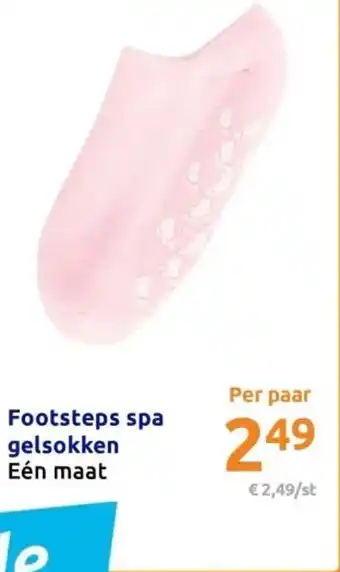 Action Footsteps spa gelsokken aanbieding