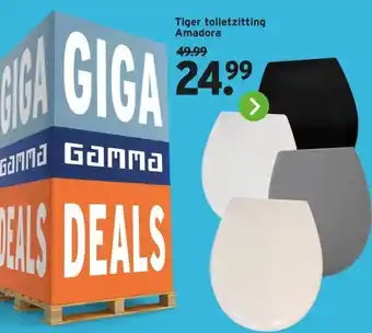 GAMMA Tiger toiletzitting Amadora aanbieding