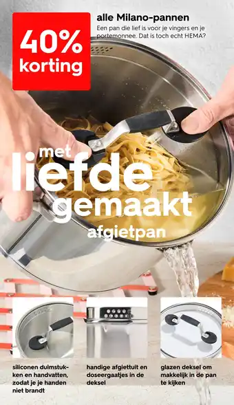 HEMA Alle milano pannen aanbieding