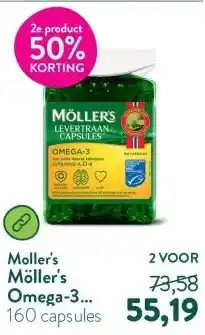 Holland & Barrett Möller's Omega-3 Levertraan Capsules aanbieding