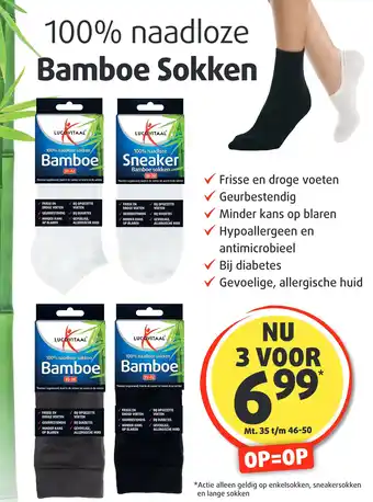 Lucovitaal Bamboe Sokken aanbieding