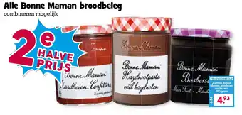 Boon`s Markt Alle Bonne Maman broodbeleg aanbieding