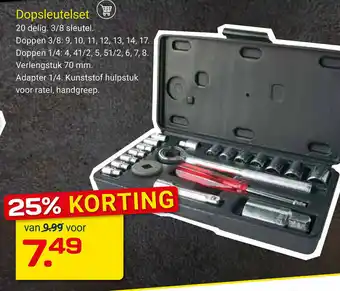 Kluswijs Dopsleutelset aanbieding