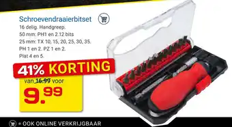 Kluswijs Schroevendraaierbitset aanbieding