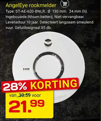 Kluswijs AngelEye rookmelder aanbieding