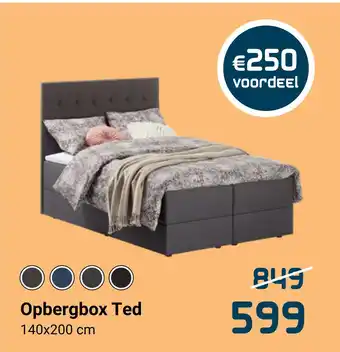 Beddenreus Opbergbox Ted 140x200 cm aanbieding