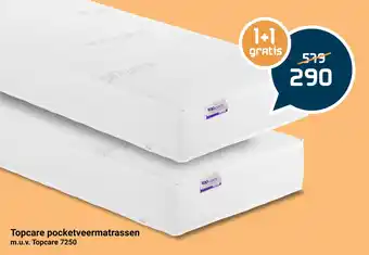 Beddenreus Topcare pocketveermatrassen aanbieding