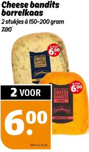Poiesz Cheese bandits borrelkaas aanbieding