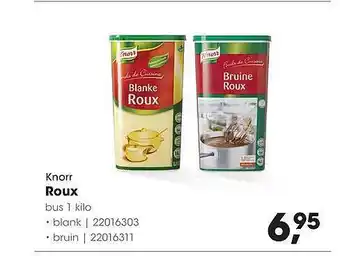 HANOS Knorr Roux 1 kilo aanbieding