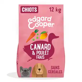 Zooplus 12kg Edgard & Cooper Puppy eend, kip graanvrij - Droog hondenvoer aanbieding