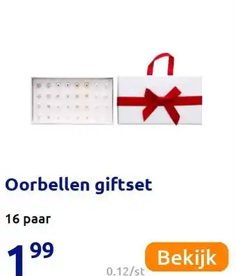 Action Oorbellen giftset aanbieding