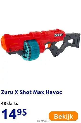 Action Zuru X Shot Max Havoc aanbieding