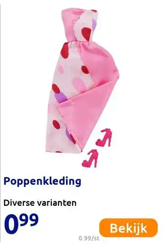 Action Poppenkleding aanbieding