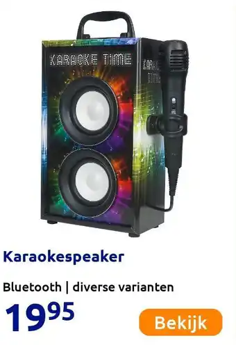 Action Karaokespeaker aanbieding