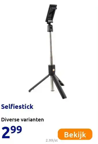 Action Selfiestick aanbieding