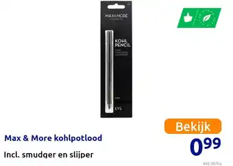 Action Max & More kohlpotlood aanbieding