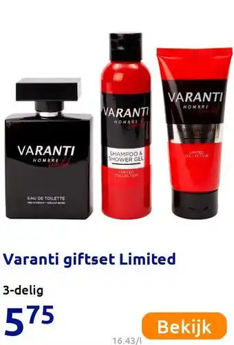 Action Varanti giftset Limited aanbieding