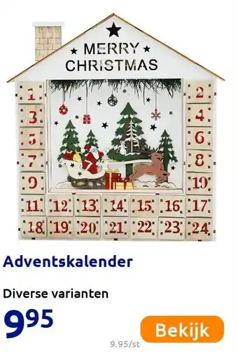 Action Adventskalender aanbieding