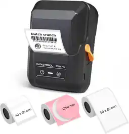 Amazon SUPVAN T50M Pro Bluetooth Label Maker Machine met Tape, Brede Waterdichte Label, Veelzijdige App met 40 Lettertypen en 450+ P aanbieding