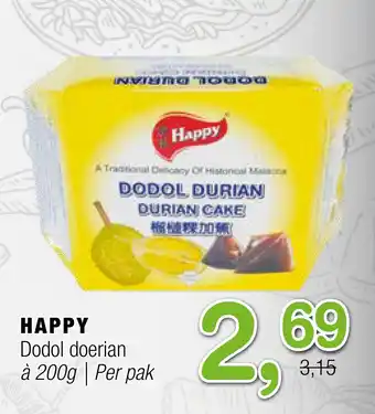 Amazing Oriëntal HAPPY Dodol doerian aanbieding