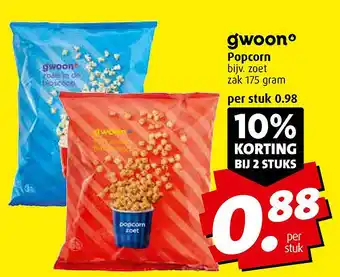 Boni Gwoon Popcorn aanbieding