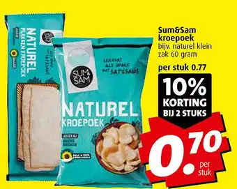 Boni Sum&Sam kroepoek aanbieding