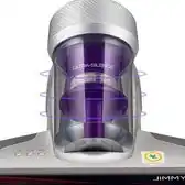 Bol.com Jimmy JV35 Bedrade huismijt stofzuiger met HEPA filter en MIF - Grijs - <74 dBA - 700W - 5 meter snoer - 60 graden celsius en aanbieding