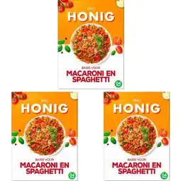 Albert Heijn Honig basis voor macaroni en spaghetti 3-pack aanbieding