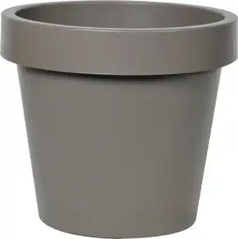 Intratuin Everydays bloempot Freek taupe D 30 H 27 cm aanbieding