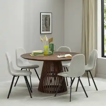 Wehkamp NOUS Living eetkamertafel Sansa (⌀140 cm) aanbieding