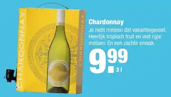 ALDI Chardonnay 3L aanbieding