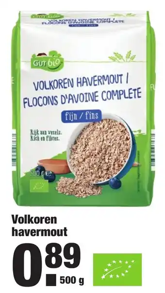 ALDI Volkoren havermout 500g aanbieding