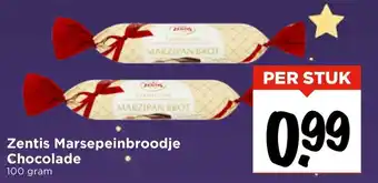 Vomar Voordeelmarkt Zentis Marsepeinbroodje Chocolade aanbieding