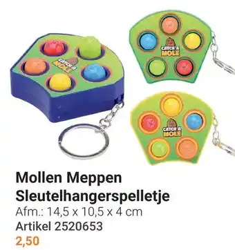 Lobbes Mollen meppen sleutelhangerspelletje aanbieding