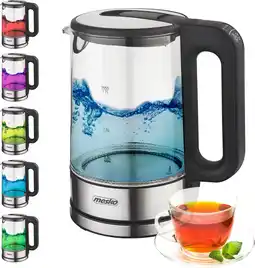 Bol.com Mesko 1301 B - Waterkoker - Zwart - 1.7 liter - 2200 Watt aanbieding